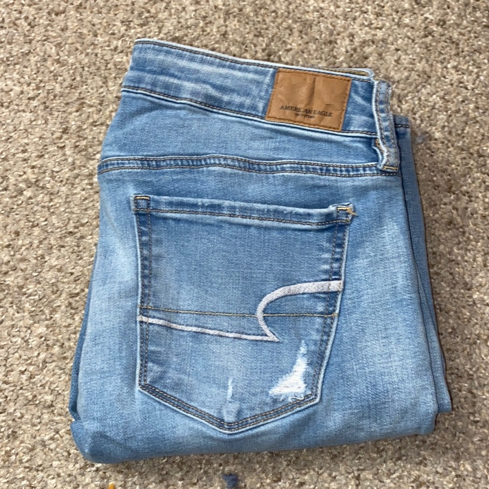American Eagle ripped jeans